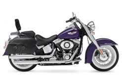 Softail with hard on sale bags