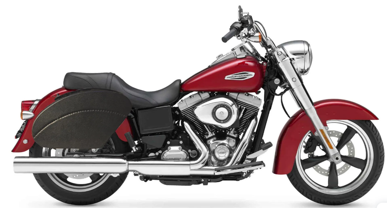 1006TD- SADDLELINE HARLEY-DAVIDSON DYNA SWITCHBACK FLD SADDLEBAGS With Quick Detachable Mounts.