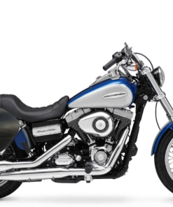 1011L- Saddleline Harley-Davidson Dyna Super Glide FXDC FXD Saddlebags With Quick Mounting.