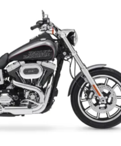 1045TD- SADDLELINE HARLEY-DAVIDSON DYNA LOW RIDER FXDL Tear Drop SADDLEBAGS WITH QUICK DETACHABLE MOUNTS.
