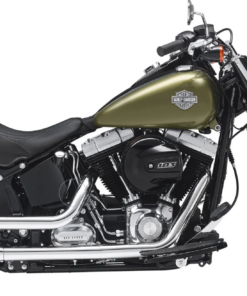 410F- Saddleline Harley_Davidson Softail Slim FLS & FLSS Saddlebags With Quick Detach Mounts. Fitment: 2012 TO 2017