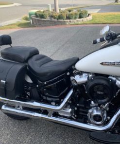 411F- Saddleline Harley_Davidson Softail Slim FLSL Saddlebags With Quick Detach Mounts. Years 2018 onwards