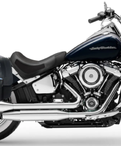 420F2-Saddleline Harley-Davidson Softail Deluxe FLD & FLDE Saddlebags ( 2018-2019-2020 -2021)With Quick Mounting.