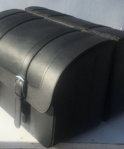 Alternative view of 420F2-Saddleline Harley-Davidson Softail Deluxe FLD & FLDE Saddlebags ( 2018-2019-2020 -2021)With Quick Mounting.