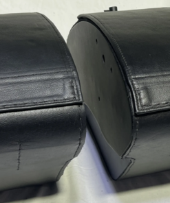 424F-Saddleline Harley-Davidson Softail Deluxe FLSTN Saddlebags With Quick Mounting. - Image 3