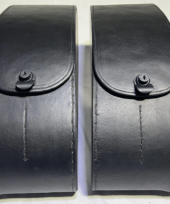 424F-Saddleline Harley-Davidson Softail Deluxe FLSTN Saddlebags With Quick Mounting. - Image 5
