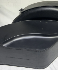 424F-Saddleline Harley-Davidson Softail Deluxe FLSTN Saddlebags With Quick Mounting. - Image 8
