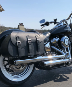 426F3- Saddleline Harley-Davidson Softail Deluxe FLD and FLDE Saddlebags With Quick Mounting. ( Fitment 2018-2019-2020-2021).