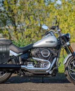 431F- SADDLELINE Harley-Davidson Softail Sports Glide Saddlebags With Quick Disconnect Mounting