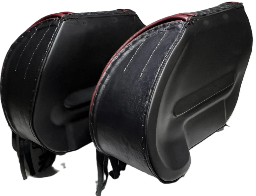 604RDFR- Saddleline Harley-Davidson Softail Springer FLSTS and FLSTSI saddlebags with Mounting Hardware. - Image 4