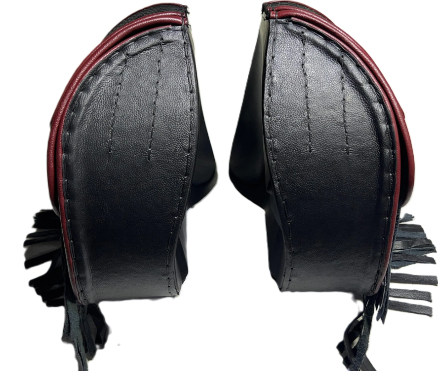 604RDFR- Saddleline Harley-Davidson Softail Springer FLSTS and FLSTSI saddlebags with Mounting Hardware. - Image 5