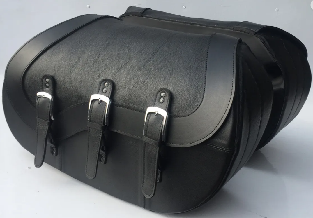 701F3- Saddleline Harley-Davidson Softail Heritage Classic FLSTC saddlebags With Quick Detachable Mounting. - Image 2