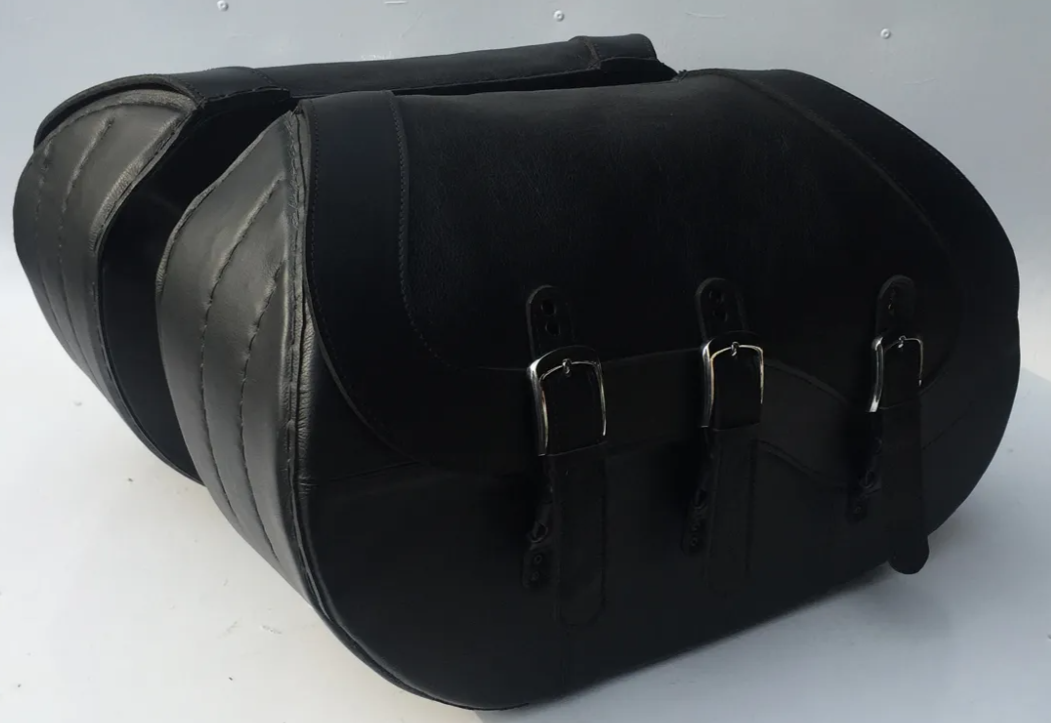 701F3- Saddleline Harley-Davidson Softail Heritage Classic FLSTC saddlebags With Quick Detachable Mounting. - Image 3