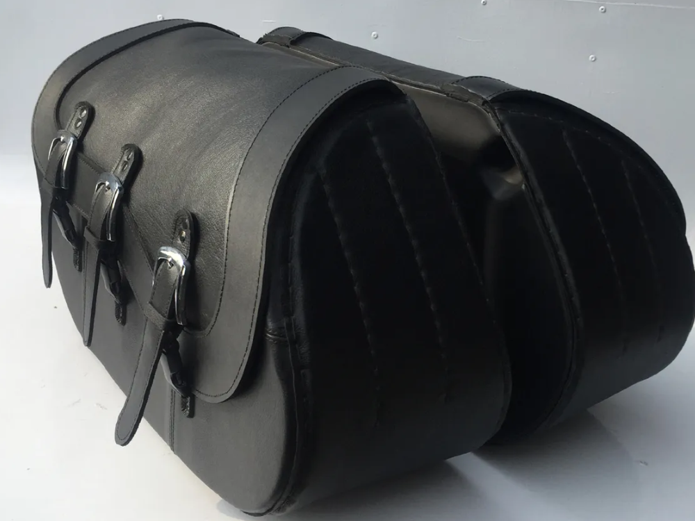 701F3- Saddleline Harley-Davidson Softail Heritage Classic FLSTC saddlebags With Quick Detachable Mounting. - Image 5