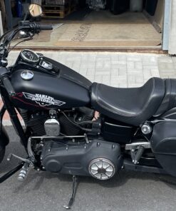 Alternative view of 1031F- SADDLELINE HARLEY-DAVIDSON Saddlebags for Dyna Fatbob FXDF With Quick Mounts