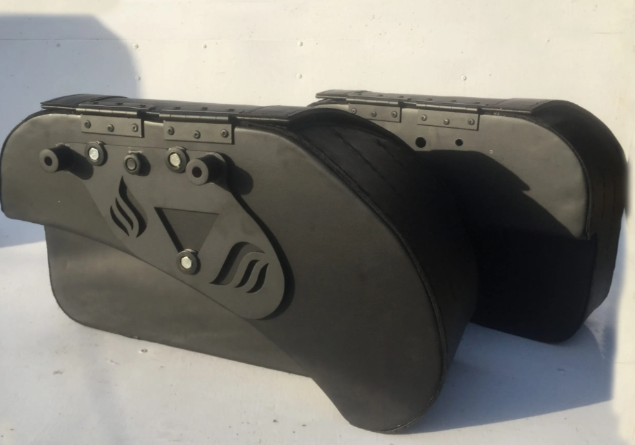 426L- Saddleline Harley-Davidson Softail Deluxe FLSTN Saddlebags With Quick Mounting And Lockable - Image 6