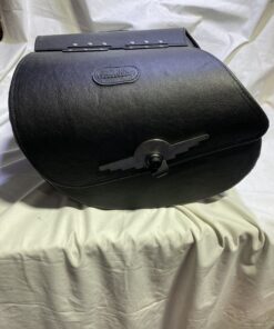 Alternative view of 1011L- Saddleline Harley-Davidson Dyna Super Glide FXDC FXD Saddlebags With Quick Mounting.