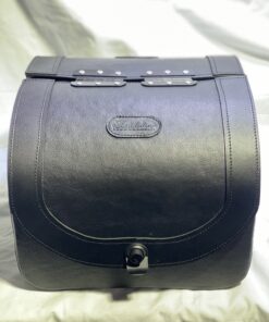 Alternative view of 437L- Saddleline Harley-Davidson Softail Breakout FXSB / FXSBSE Saddlebags With Quick Disconnect Mounts.