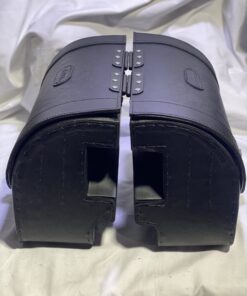 Alternative view of 409L-Saddleline Harley_Davidson Softail Slim FLS & FLSS Saddlebags /Quick Detach Mounts/Lockable. (Years 2012-2017)