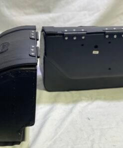 446L- Saddleline Harley-Davidson Saddlebags for Softail Fat Boy FLFB & FLFBS (2018-2026) With Quick Detaching Mounts. Lockable. - Image 8