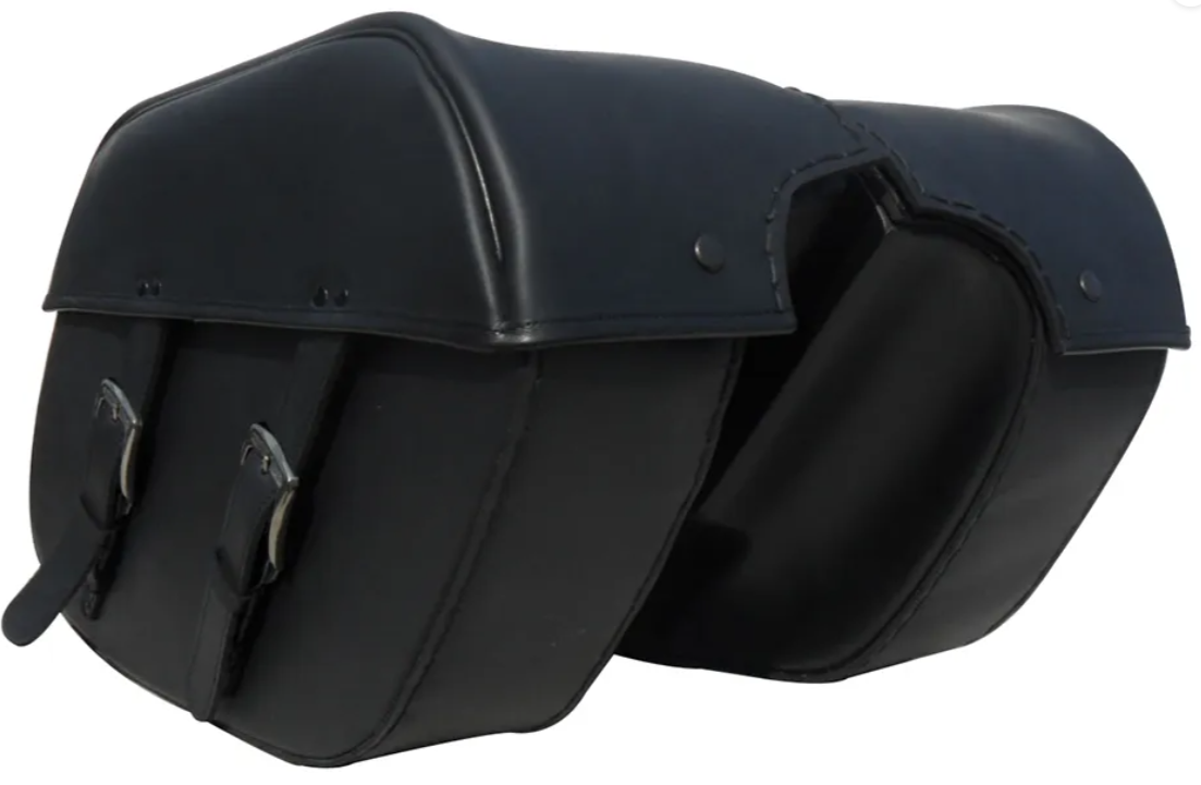 1015F- Saddleine Harley-Davidson Dyna Saddlebags Super glide FXDC Custom and FXD With Quick Detaching Mounts - Image 7