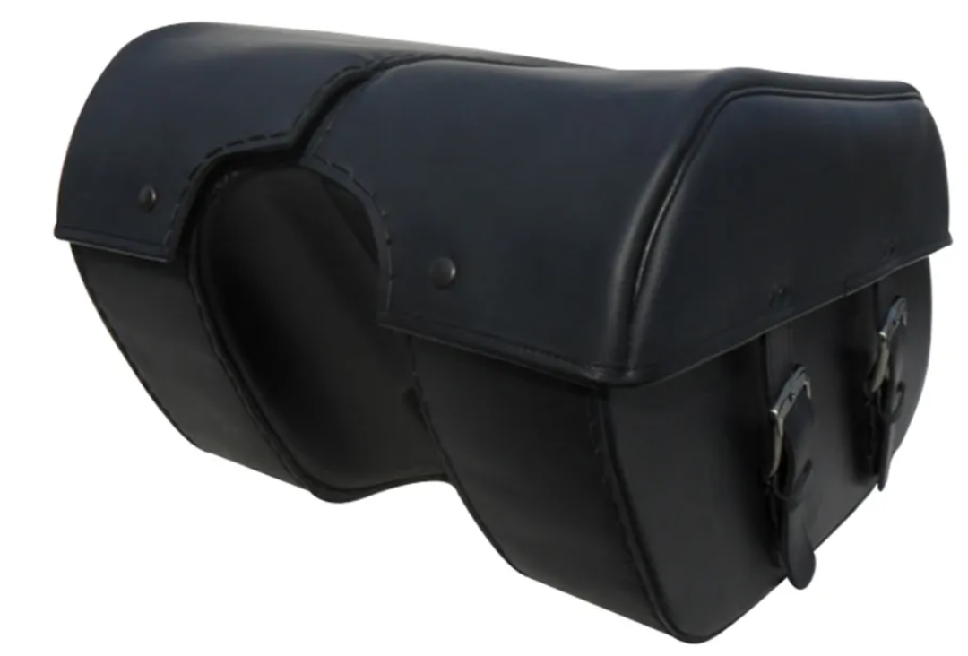 1015F- Saddleine Harley-Davidson Dyna Saddlebags Super glide FXDC Custom and FXD With Quick Detaching Mounts - Image 2