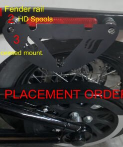 420F2-Saddleline Harley-Davidson Softail Deluxe FLD & FLDE Saddlebags ( 2018-2019-2020 -2021)With Quick Mounting. - Image 9