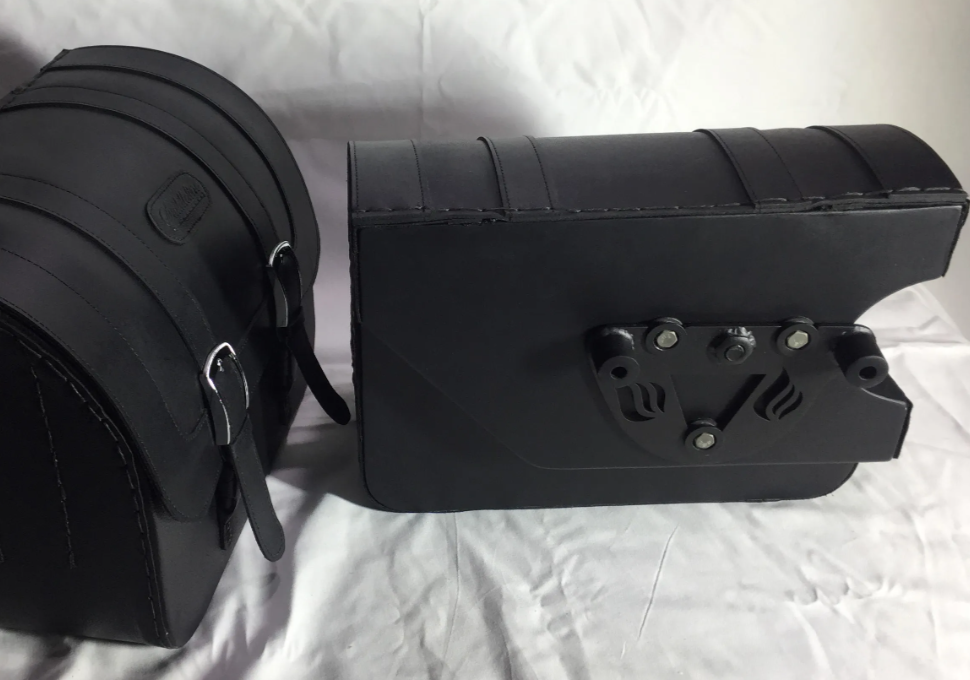 410F- Saddleline Harley_Davidson Softail Slim FLS & FLSS Saddlebags With Quick Detach Mounts. Fitment: 2012 TO 2017 - Image 7