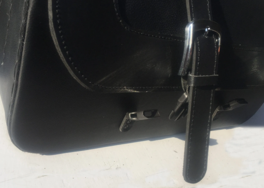 410F- Saddleline Harley_Davidson Softail Slim FLS & FLSS Saddlebags With Quick Detach Mounts. Fitment: 2012 TO 2017 - Image 6