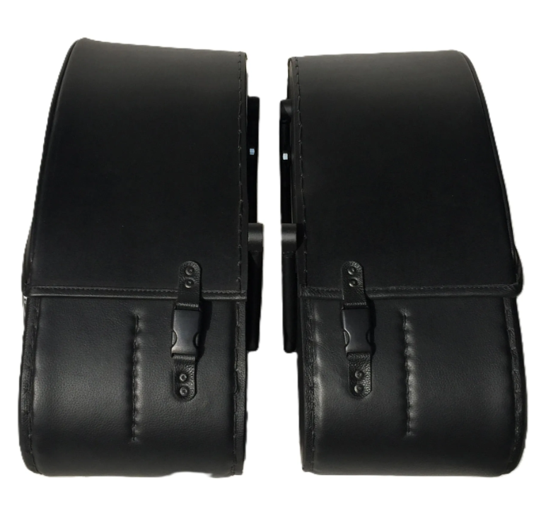 444TD3B- Saddleline Harley-Davidson Saddlebags for Softail Fat Boy FLFB & FLFBS ( For 2018-2024 ) With Quick Detaching Mounts. - Image 6