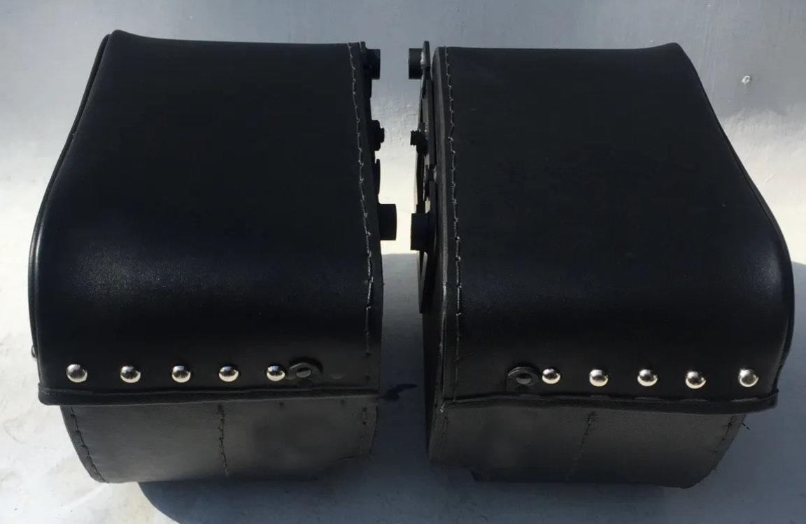 443ST- Saddleline Harley-Davidson Softail Fat boy FLSTF / FLSTFI / FLSTF EVO Saddlebags ( 2000 to 2017 all the years) With Quick Detaching Mounting. - Image 6