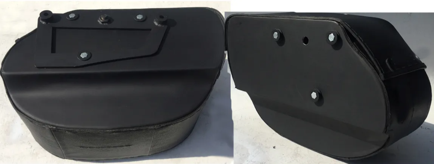443ST- Saddleline Harley-Davidson Softail Fat boy FLSTF / FLSTFI / FLSTF EVO Saddlebags ( 2000 to 2017 all the years) With Quick Detaching Mounting. - Image 7