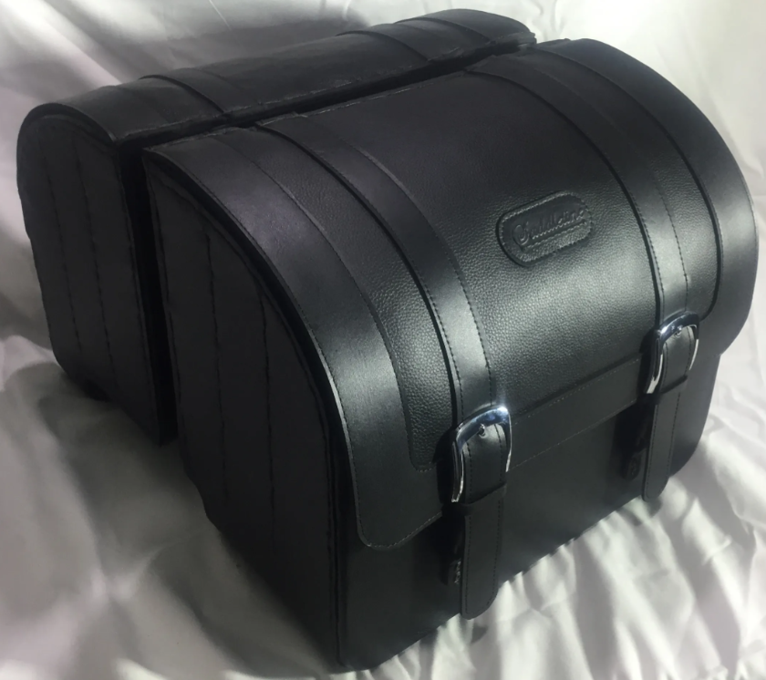 410F- Saddleline Harley_Davidson Softail Slim FLS & FLSS Saddlebags With Quick Detach Mounts. Fitment: 2012 TO 2017 - Image 3