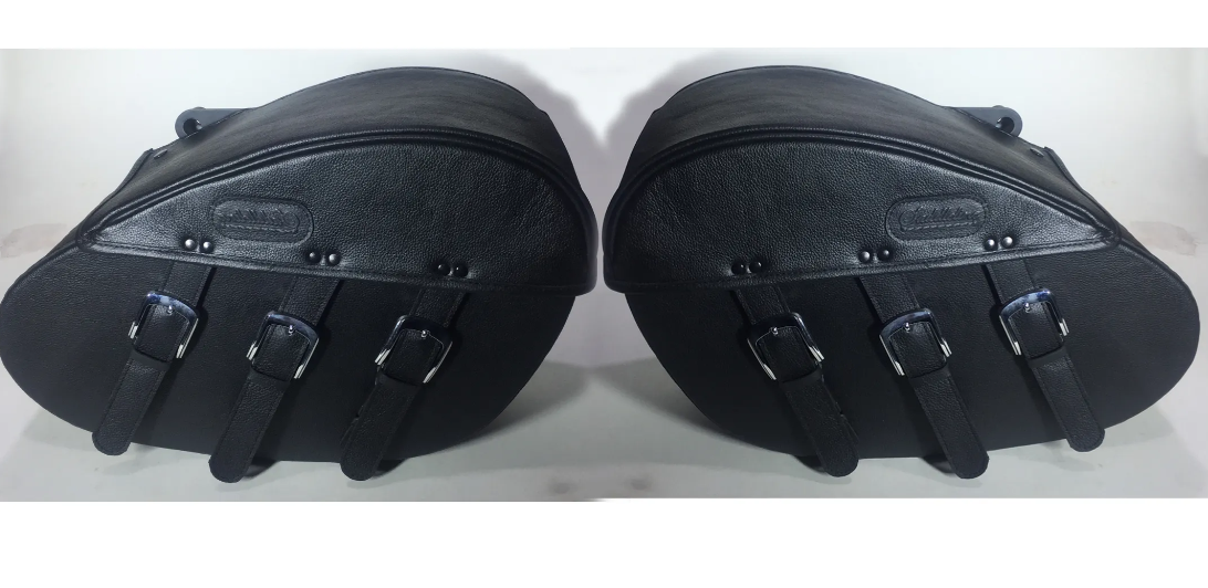 434TD3- Saddleline Harley-Davidson Softail Breakout FXSB / FXSBSE saddlebags With Quick Detach Mounting Hardware. - Image 4