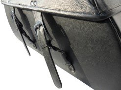 1042F -SADDLELINE-HARLEY-DAVIDSON Dyna FXDL LOW RIDER SADDLEBAGS WITH QUICK DETACHABLE MOUNTS. - Image 9