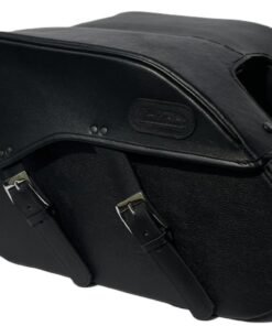 Alternative view of 440F- SADDLELINE HARLEY-DAVIDSON Softail Fatboy FLSTF / FLSTFI & FLSTFB Saddlebags(Large Size) With Quick Detaching Mounts