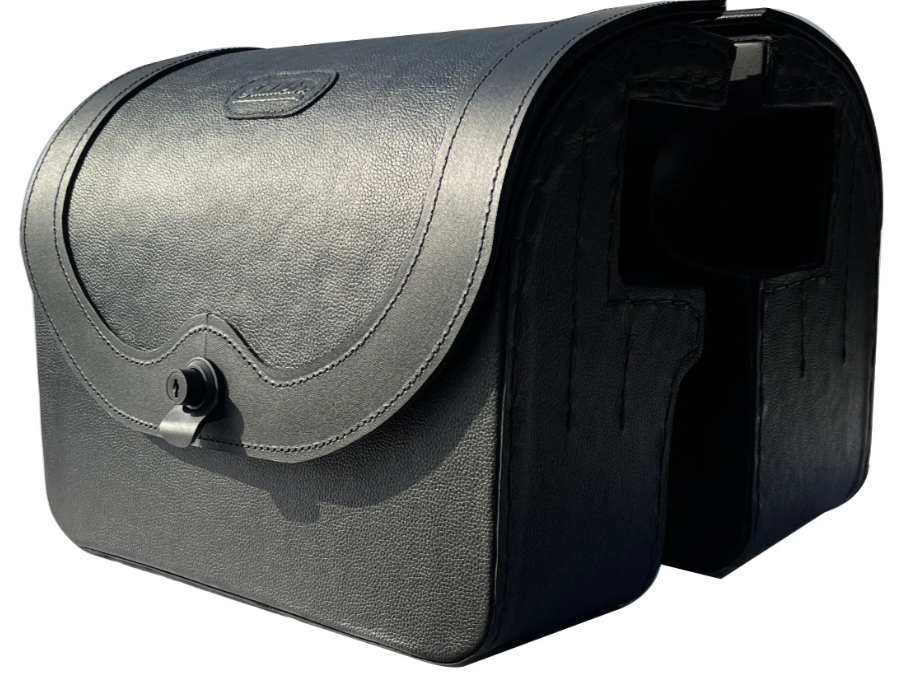 400L- Saddleline Harley-Davidson Softail Fat Bob FXFB FXFBS Saddlebags Quick Mounts. - Image 3