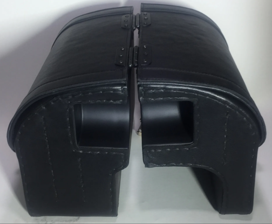 400L- Saddleline Harley-Davidson Softail Fat Bob FXFB FXFBS Saddlebags Quick Mounts. - Image 4