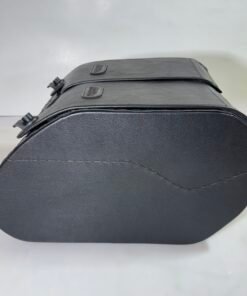 Alternative view of 102- Saddleline Harley-Davidson Softail Fat boy FLSTF LOCKABLE Saddlebags (Custom Order) With Quick Disconnect Mounting.