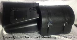 401F- Saddleline Harley-Davidson Softail Fatbob FXFB / FXFBS Saddlebags with Quick Mounts. - Image 6