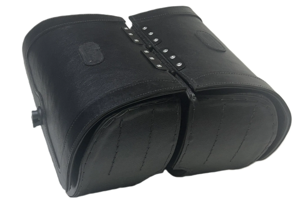 103LK-Saddleline Harley-Davidson Softail Standard FXST Saddlebags with Quick Disconnect Mounts. 2000 to 2008 - Image 4