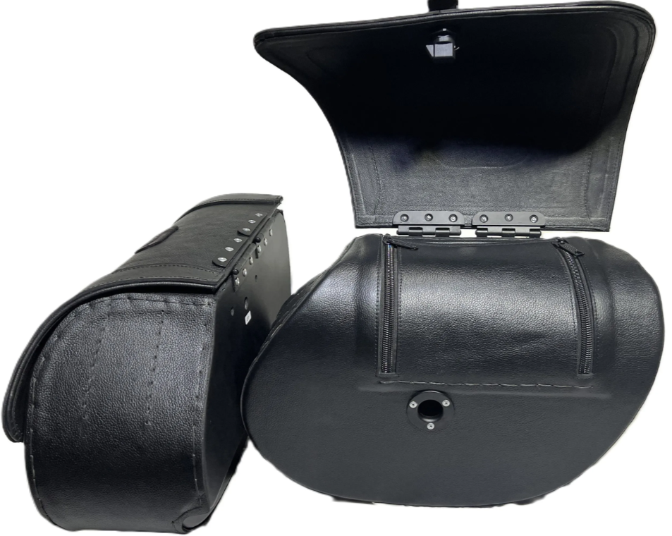 103LK-Saddleline Harley-Davidson Softail Standard FXST Saddlebags with Quick Disconnect Mounts. 2000 to 2008 - Image 7