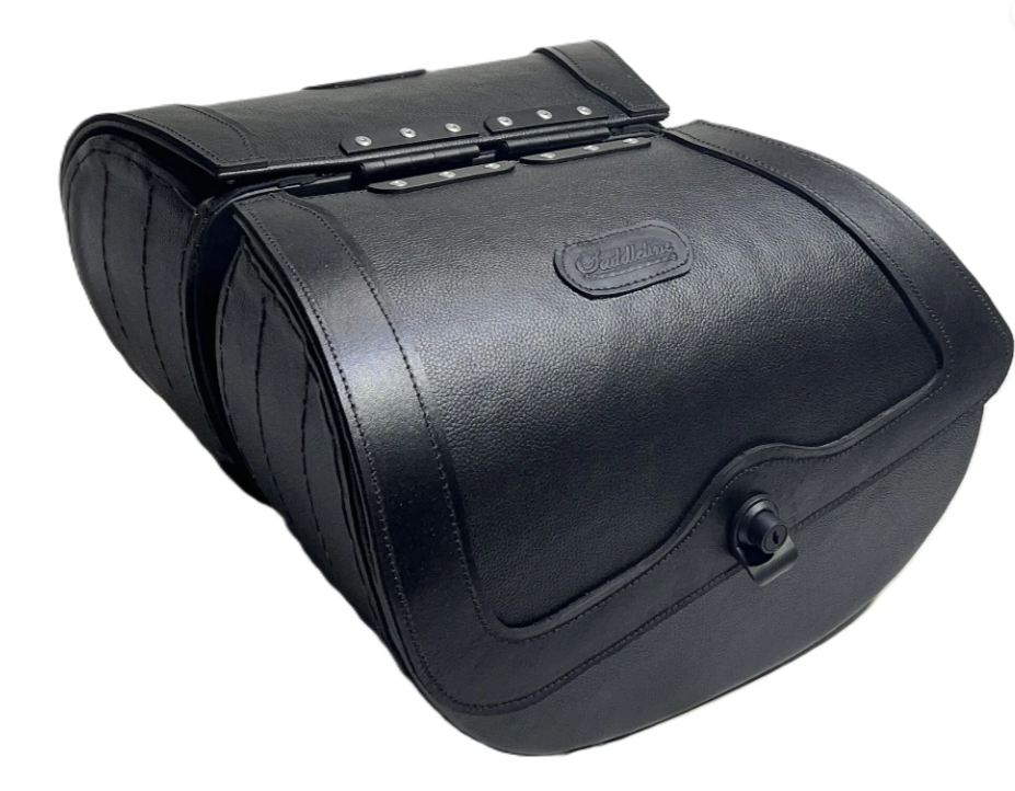 103LK-Saddleline Harley-Davidson Softail Standard FXST Saddlebags with Quick Disconnect Mounts. 2000 to 2008 - Image 5