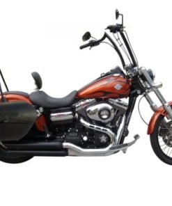 Alternative view of 4122L- Saddleline Harley-Davidson Street Bob FXDB Saddlebags ( Lockable) with quick mounting. Included.