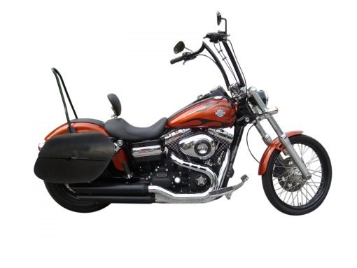 4122L- Saddleline Harley-Davidson Street Bob FXDB Saddlebags ( Lockable) with quick mounting. Included. - Image 2