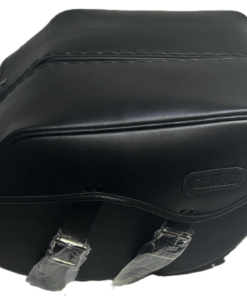 Alternative view of 575F- Saddleline Harley-Davidson FXSTB Softail Night Train saddlebags with Quick Mounting hardware.