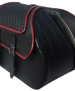 Alternative view of 612RDFR- Saddleline Harley-Davidson Softail Springer FLSTS and FLSTSI saddlebags with Mounting Hardware