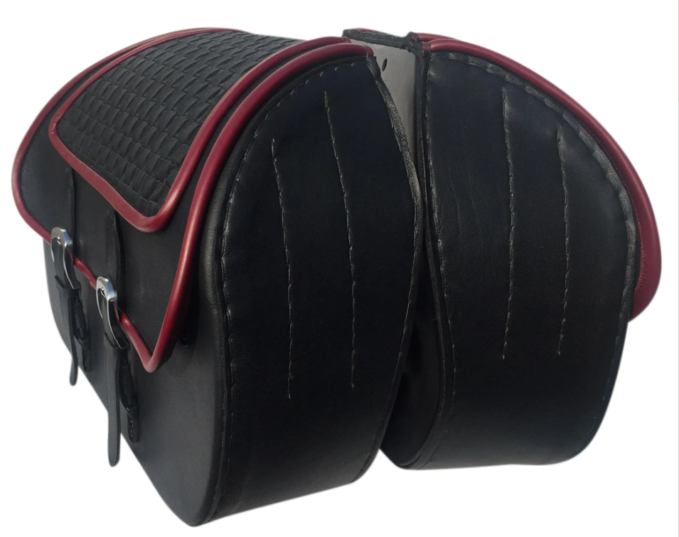612RDFR- Saddleline Harley-Davidson Softail Springer FLSTS and FLSTSI saddlebags with Mounting Hardware - Image 3