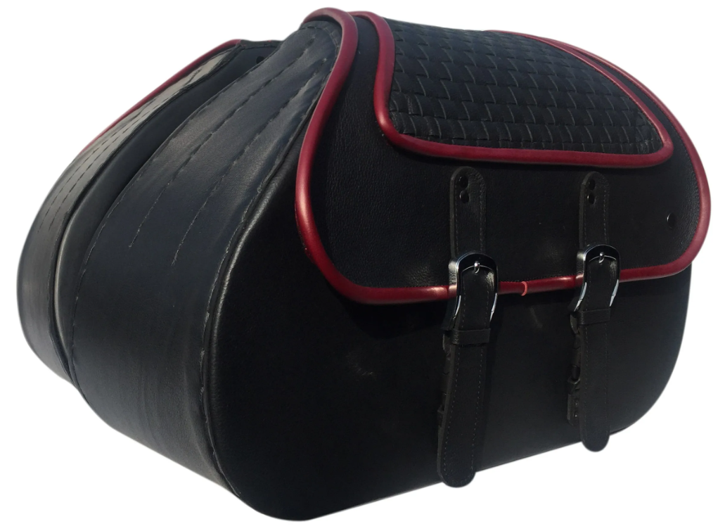 612RDFR- Saddleline Harley-Davidson Softail Springer FLSTS and FLSTSI saddlebags with Mounting Hardware - Image 4