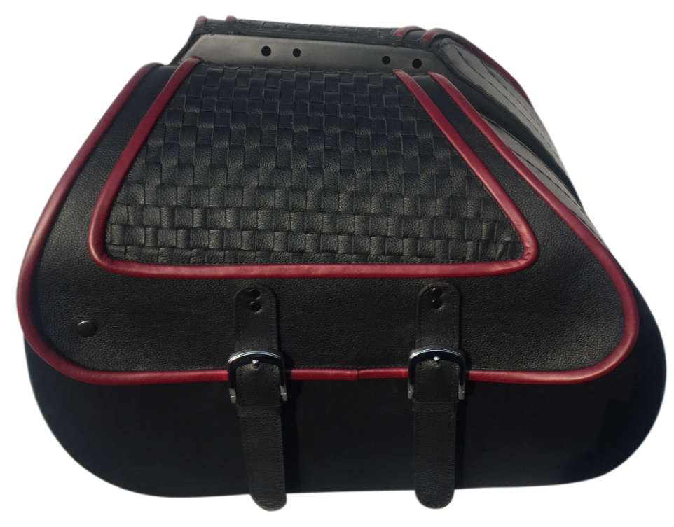 612RDFR- Saddleline Harley-Davidson Softail Springer FLSTS and FLSTSI saddlebags with Mounting Hardware